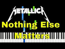 Metallica - Nothing Else Matters | EASY Piano Tutorial by Franco