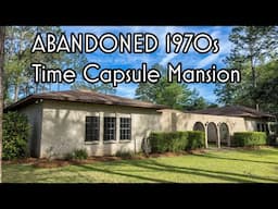 Millionaires ABANDONED 1970s Time Capsule House  | 4K Video