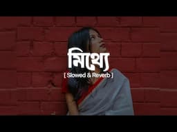 মিথ্যে Lofi [ Slowed & Reverb ] Mitthe / Tanvir Evan / Zihan's Lofi Vibes