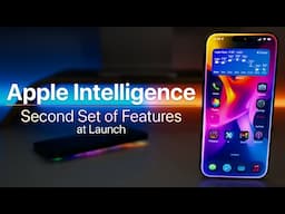 Apple Intelligence - Second Set of Features at Launch