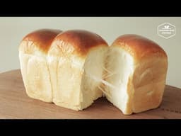 쫄깃 촉촉한 모찌 탕종 식빵 만들기 : Moist Mochi Tangzhong Milk Bread Recipe | Cooking tree