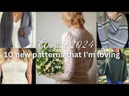 August 2024 Knitting Pattern Releases