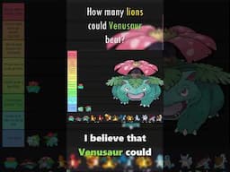 How many lions can Venusaur beat?  #unknownpokemonfacts #pokemonvslions #pokemondiscussion #pokemon