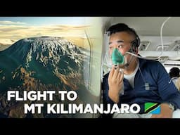 Unpressurized Flight over 20,000ft : Mt Kilimanjaro + Air Tanzania