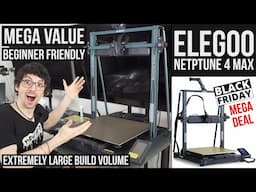 2024's Best Value BIG 3D Printer! - Elegoo Neptune 4 Max Review & Test (Black Friday Deals!)