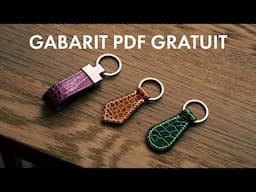 Comment créer vos Porte-Clés en Flancs d'Alligator - Gabarit PDF Gratuit