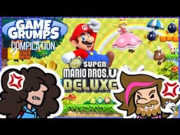 Dan and Arin Screwing Each Other Over in New Super Mario Bros U Deluxe | Game Grumps Compilation