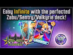 Easy Infinite with the PERFECTED Zabu/Sentry/Valkyrie Deck! | Marvel Snap | Two Star Players