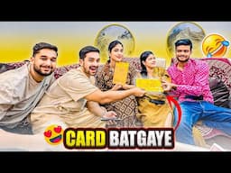 Ghar ke inaugration ke card diye sab dosto ki family ko