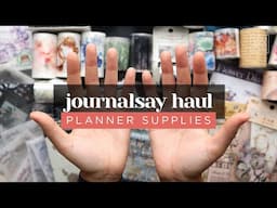 JOURNALSAY FALL STATIONERY HAUL! 2024 Planner Supply Unboxing