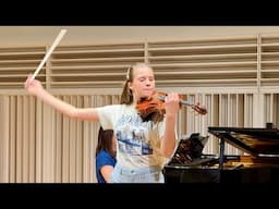 First Time Playing on my new 120-year-old violin | E. Lalo - 1st Movement