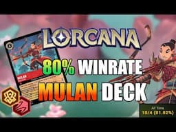 80% Ruby Amber Mulan Deck Disney Lorcana