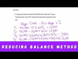 Reducing Balance Method | How to Calculate Depreciation | Part 2