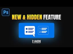 Auto Add New Bullets and Numbering Feature in Photoshop | 1-Minute Photoshop Tutorial
