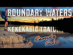 Kekekabic Trail Remote Solo