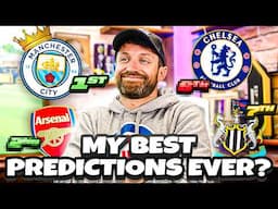 REACTING TO MY PREMIER LEAGUE PREDICTIONS 2023/24