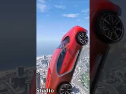 Epic Car Jumping from Highest Building GTA 5