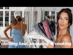 huge clothing haul | zara, aritiza, & revovle + productive daily vlog