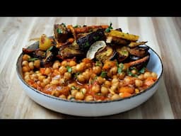 How I made this Eggplant Chickpeas Recipe, so Delicious and Comforting | Vegetarian | Vegan