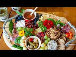 Charcuterie Board with Prosciutto, Cheeses, and Pepper Jelly with Sandra