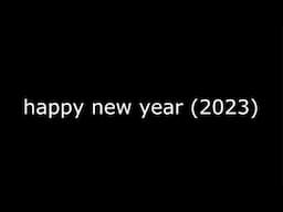 Happy new year 2023!