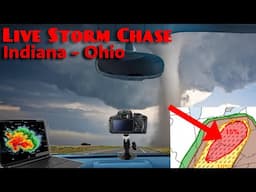 Live Storm Chaser: Ohio Strong Tornado Risk 4/2/24 #Stormchasing #weather #tornado #ohio