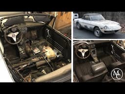 Restoring The Cheapest Alfa Spider In The Country For Only $6,000? - Part 1 Interior