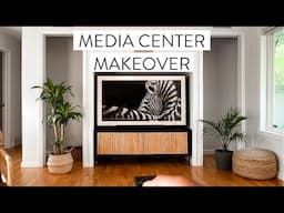 Home Entertainment Center Makeover | THE KOLA HOME