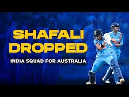 Shafali Verma dropped | India ODI squad for Australia