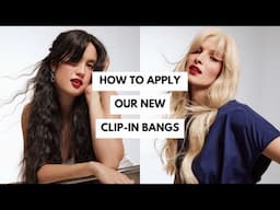 How to apply our NEW Clip-In Bangs