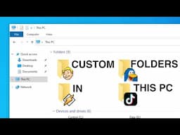 How to delete or add Folders in "This PC" Explorer in Windows 10 (WinAeroTweaker Guide)