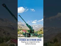 Hyundai 4K Extreme Drive convoy heads to the Kargil War Memorial #shorts