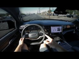 Jeep Grand Wagoneer POV Drive: Best New SUV Interior?