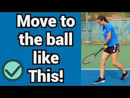 How to hit balls on the run in tennis