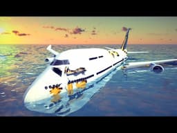 Realistic Fictional Airplane Crashes and Emergency Landings #16 | Besiege