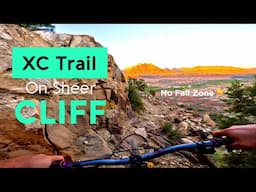 This XC Bike Trail Is On A 300ft Cliff... Would You Ride It?