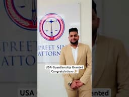 USA Guardianship Granted | Congratulations 🎉