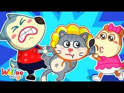 Rock A Bye Baby Kitty 😽 Siblings Play with Pets 🎶 Wolfoo Nursery Rhymes & Kids Songs