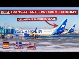 Icelandair BUSINESS CLASS on the Boeing 737MAX Berlin - Keflavík - Orlando! | BRUTALLY HONEST REVIEW