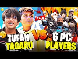 I Challenge❗NG Tufan + Tagaru 2 V 6 Against 6 PC Players 😈 क्या वो जित पायेंगे ?