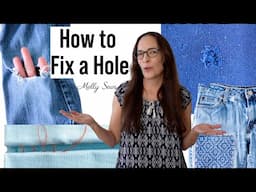 How to Fix Holes in Your Clothes