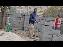 Completing the courtyard wall and preparing delicious food by Mustafa