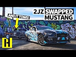 A 2JZ Swapped Ford Mustang - Built in Just 30 Days for Drift Week. And it Tows, Too!