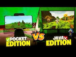 MINECRAFT Java Edition VS MINECRAFT Pocket Edition | IN HINDI