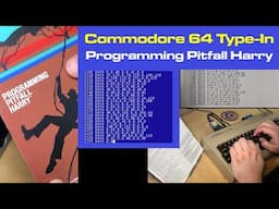 Typing in "Programming Pitfall Harry" for C64