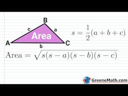 How to Derive Heron's Formula