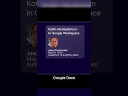 Kotlin Multiplatform in Google Workspace 📝 How's It Going?