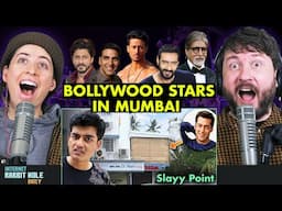 FOREIGNERS REACT to Where Bollywood Stars Stay in Mumbai | Slayy Point