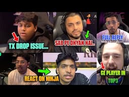 Sarang Reply on Ninja | Tx Drop Issue | Sid Reply | GE Coach on LightningFast | Scout Full Reply