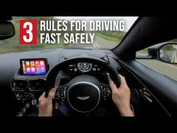 Top 3 Rules for Driving Fast Safely